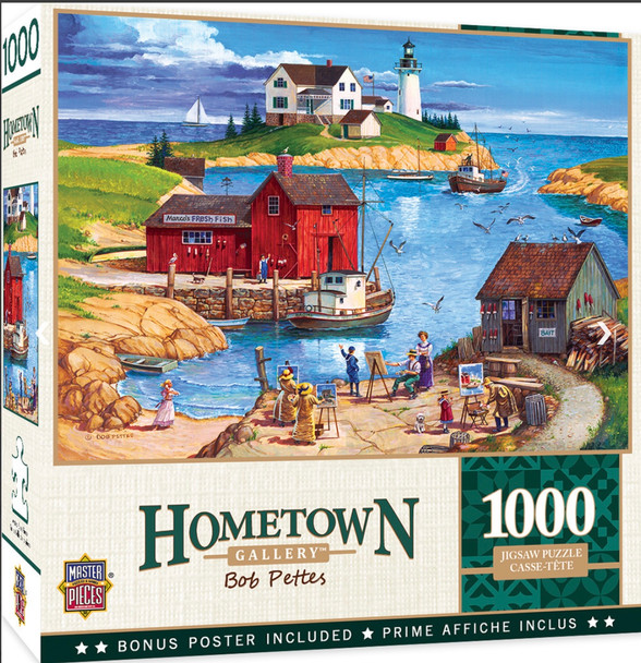 Masterpieces Puzzle Hometown Gallery Ladium Bay Puzzle 1000 pieces