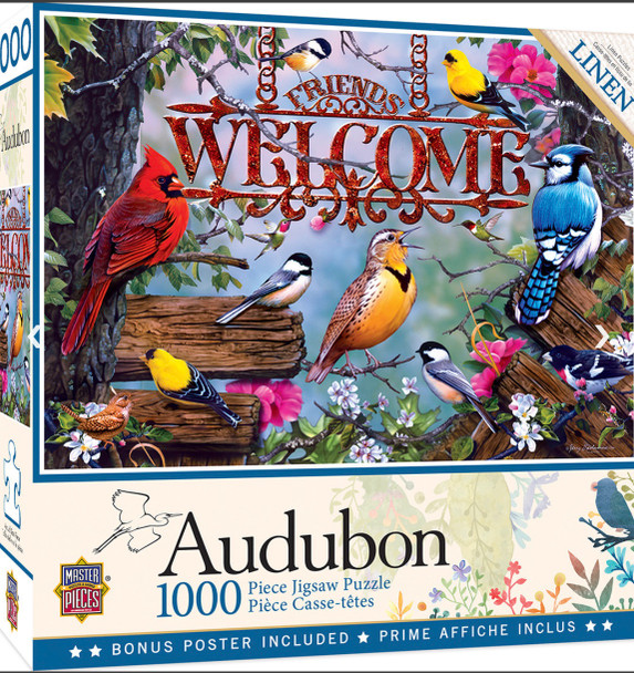 Masterpieces Puzzle Audubon Perched Puzzle 1000 pieces