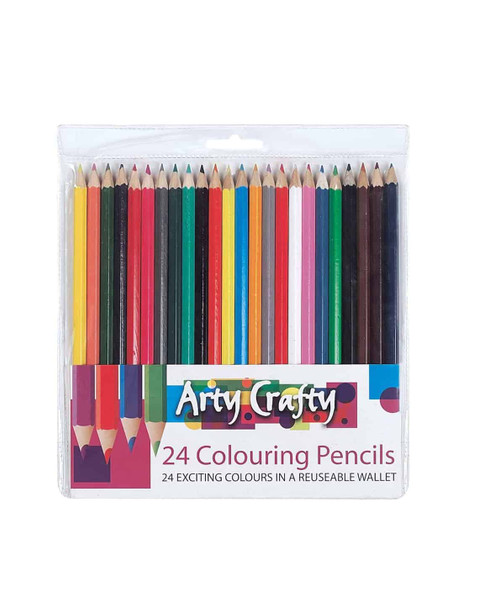 Coloured pencils 24 pk