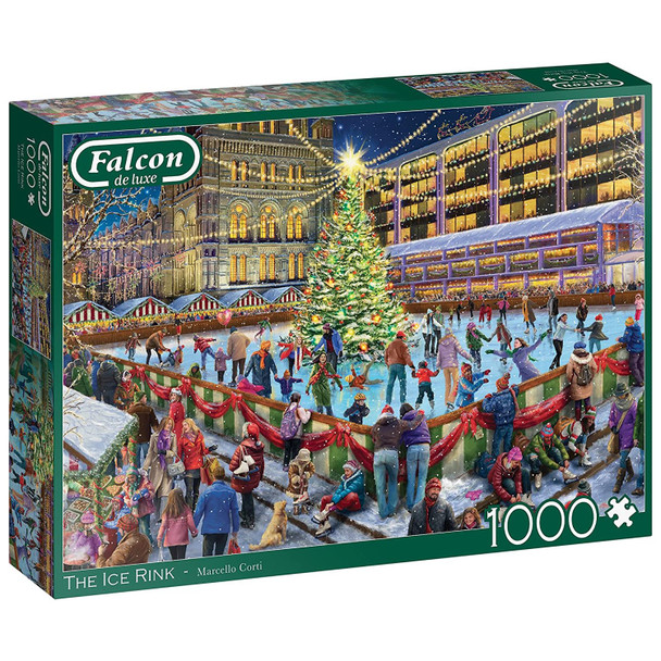 The ice rink falcon de luxe 1000 piece jigsaw