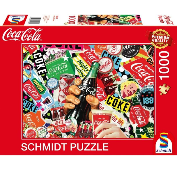Coca Cola montage 1000 piece jigsaw