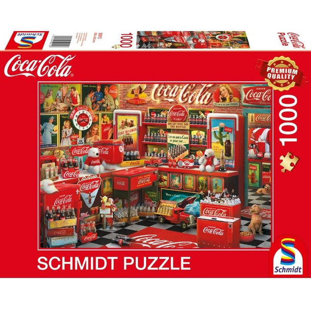 Coca Cola nostalgic store visit 1000 piece jigsaw