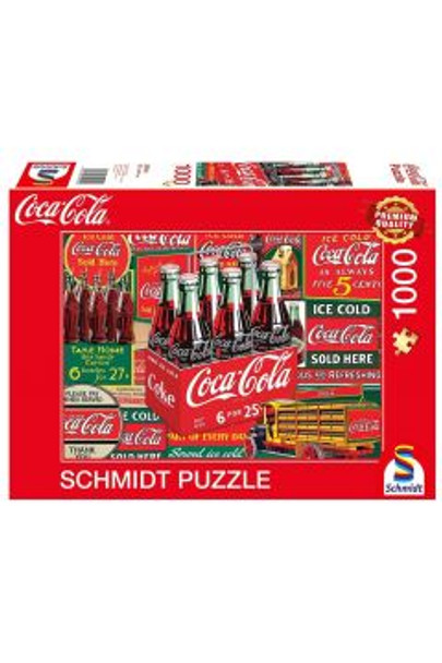 Coca Cola classic bottles 1000 piece jigsaw
