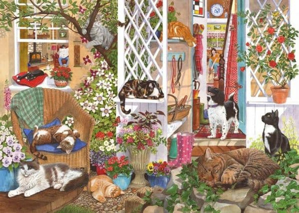 Feline fine 1000 piece jigsaw gibson