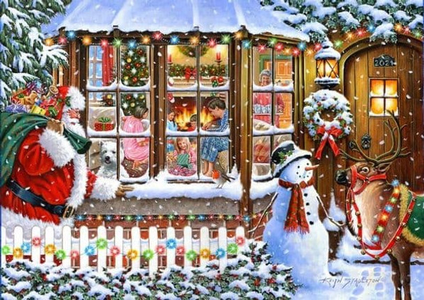 No16 with love from Santa 500 piece jigsaw house of puzzles