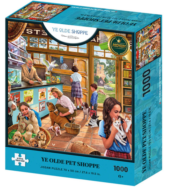 Ye old pet shoppe nostalgia 1000 piece jigsaw