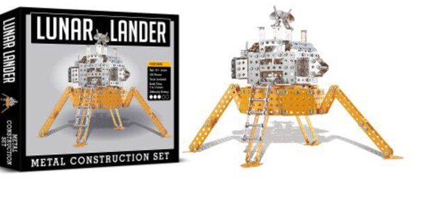 NASA Luna landing metal construction kit