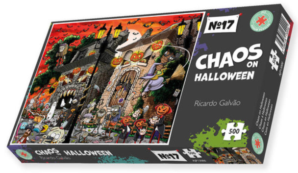 Chaos on Halloween 1000 piece jigsaw