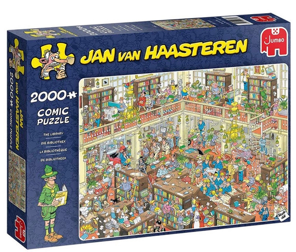 The library 2000 piece jigsaw JVH