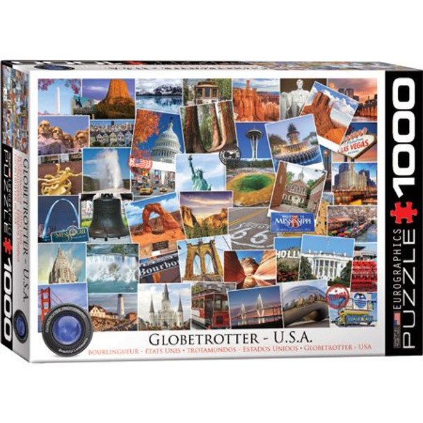 Globetrotter USA 1000 piece jigsaw