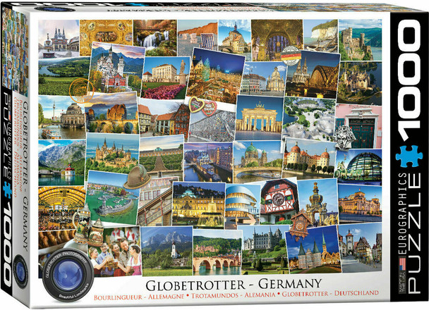 Globetrotter Germany 1000 piece jigsaw eurographices