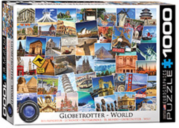Globetrotters world 1000 piece jigsaw