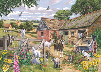 Bird Table Big 500 Piece Jigsaw Puzzle Part of the Big 500 Range From the Finavon Collection