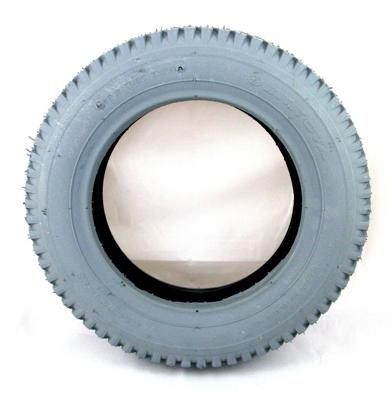 SHIN ③ 300x8 Grey Block Tread Mobility Scooter Tyre 3.00-8 - Forest