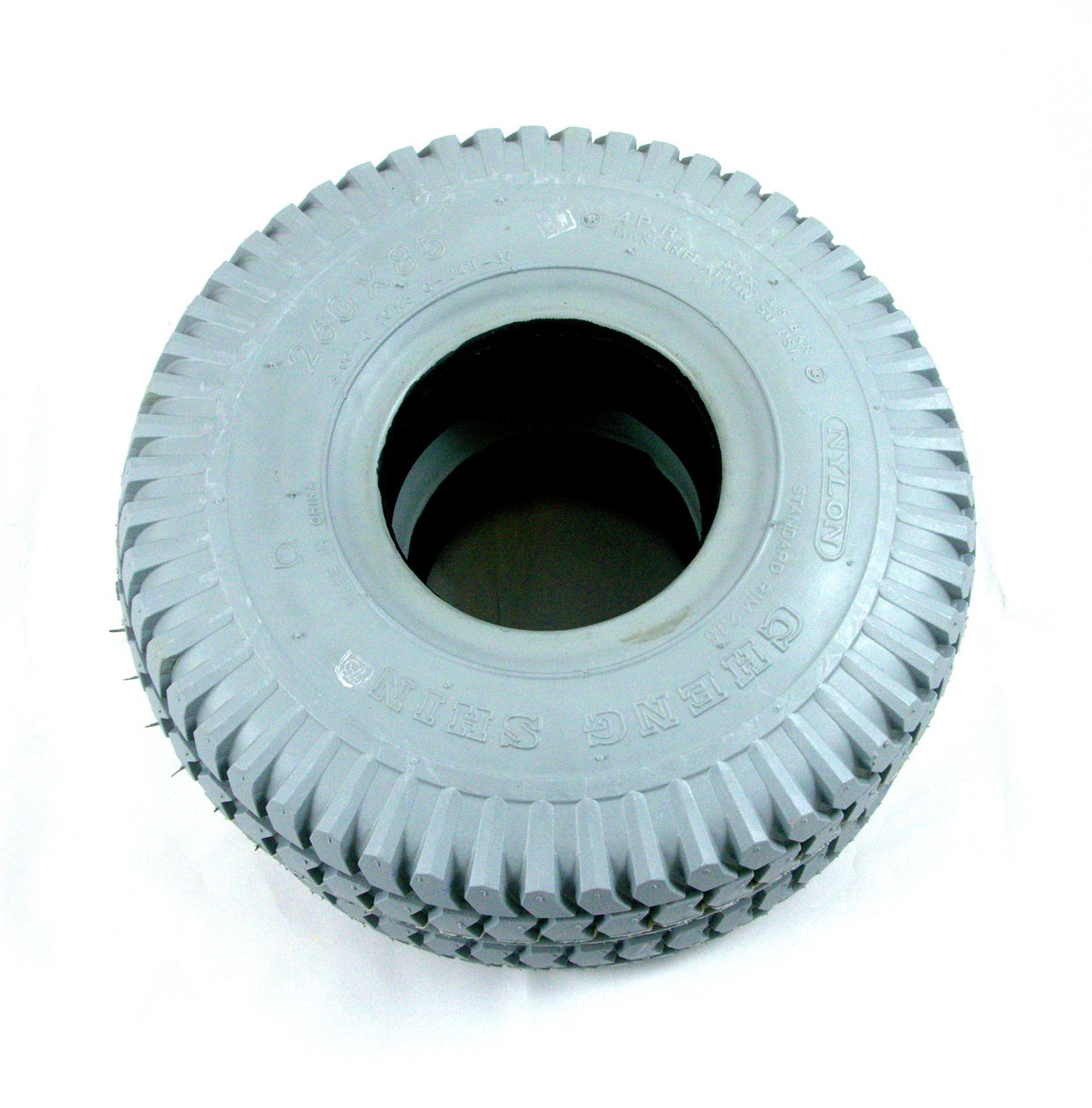 Set of 4 Grey Tyres for Sapphire 2 (2 x 3.00-4)( 2 x 2.80