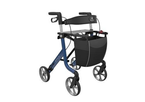 Space LX Rollator Electric Blue Medium