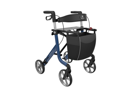 Space LX Rollator Electric Blue in Large