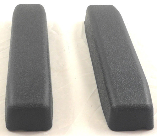 Pair of 12" Black Replacement Arm Rest Pads for NHS Style Wheelchairs Durable Polyurethane