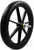 Colson 315mm Black low profile Rear Wheel for NHS Style Wheelchair 12 1/2"