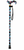 Deluxe Premium Walking Cane – Height Adjustable, Lightweight, Black Floral