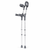 Pair of Large Elbow Double Adjustment Crutches with Comfy Ergo Grip Handles
