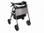Wonder EZ Fold-N-Go Plus 8" Wheels Folding Portable Rollator Mobility Walker - Black Walnut Wonder EZ Fold-N-Go Plus 8" Wheels Folding Portable Rollator Mobility Walker - Black Walnut