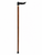 Ergonomic Handle Anatomic Left Hand Beech Wooden Shaft Walking Stick