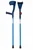 Pair of Blue Forearm Crutches Height Adjustable Lightweight with Strap Pair of Blue Forearm Crutches Height Adjustable Lightweight with Strap