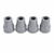4 of 22mm Coopers Ferrules Crutch tip Walking Stick Frame Ends 7/8"
