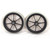 Pair of 8'' Front Castor Wheels with Solid Tyres to fit Most Standard Wheelchairs  Pair of 8'' Front Castor Wheels with Solid Tyres to fit Most Standard Wheelchairs