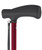 HurryCane Road Runner Red Freedom Edition Pivoting Tripod Base Adjustable Height Walking Stick Cane  
