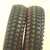 C248PNBX2 Cheng Shin Black Block Pneumatic Tyres Pair for Mobility Scooters and Power Chairs