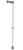 Aluminium Walking Stick Straight Neck Medium 710mm - 960mm (27½" - 38") Aluminium Walking Stick Straight Neck Medium 710mm - 960mm (27½" - 38")