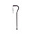 Swan Neck Height Adjustable Black Foam Grip Offset Handle Walking Stick Swan Neck Height Adjustable Black Foam Grip Offset Handle Walking Stick