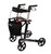Leopard Aluminium Rollator Anthracite 62CM Lightweight 4-Wheel Walker Leopard Aluminium Rollator Anthracite 62CM Lightweight 4-Wheel Walker