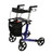 Leopard Aluminium Rollator Blue 62CM Lightweight 4-Wheel Walker Leopard Aluminium Rollator Blue 62CM Lightweight 4-Wheel Walker
