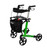 Leopard Aluminium Rollator Green 62CM Lightweight 4-Wheel Walker Leopard Aluminium Rollator Green 62CM Lightweight 4-Wheel Walker