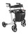 Leopard Aluminium Rollator Silver 62CM Lightweight 4-Wheel Walker Leopard Aluminium Rollator Silver 62CM Lightweight 4-Wheel Walker