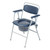 Lightweight Folding Dovedale Commode with Padded Backrest and Seat