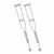Adult Pair of Under Arm Axilla Crutches Lightweight Height Adjustable Aluminium