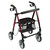 NRS Healthcare 4 Wheel Lightweight Dark Red Rollator 6kg (13 lbs). NRS Healthcare 4 Wheel Lightweight Dark Red Rollator 6kg (13 lbs).