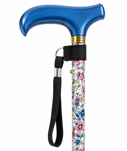 Deluxe Premium Folding Walking Cane – Adjustable, Lightweight, Japanese White