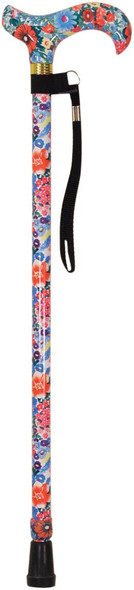 Deluxe Premium Walking Cane – Height Adjustable, Lightweight, Summer Floral Deluxe Premium Walking Cane – Height Adjustable, Lightweight, Summer Floral