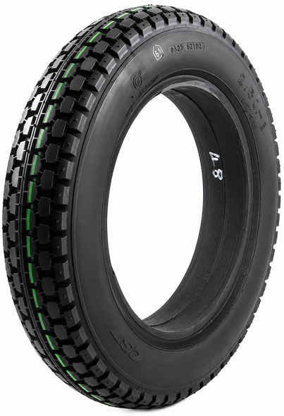 250x8 Sterling Diamond Solid Puncture Proof Black Mobility Scooter Tyre 2.50-8