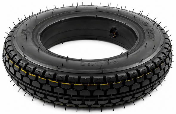 250x6 Solid Puncture Proof Black Block Mobility Scooter Tyre 2.50-6