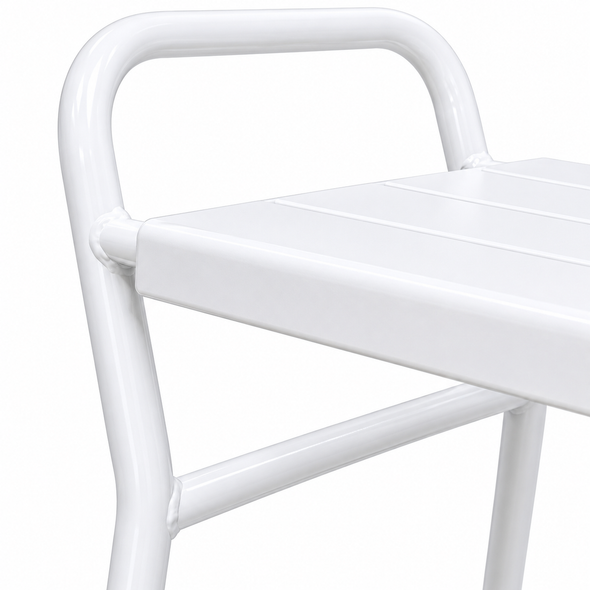 NRS Height Adjustable Shower Stool With Handles SWL 160kg 