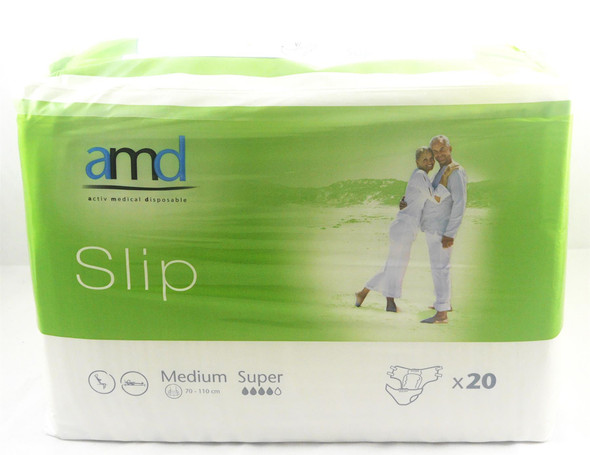 AMD Medium Super Slips per 20 All in One Adult Incontinence Nappies