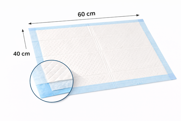 Disposable Incontinence Bed pads 40x60cm per 400 ABENA 6 ply Tissue Underpads