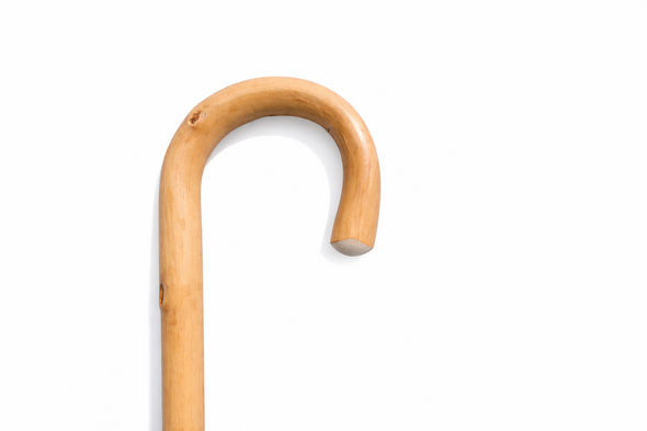 Chestnut Traditional Crook Walking Stick 915mm Medium Cut to Length