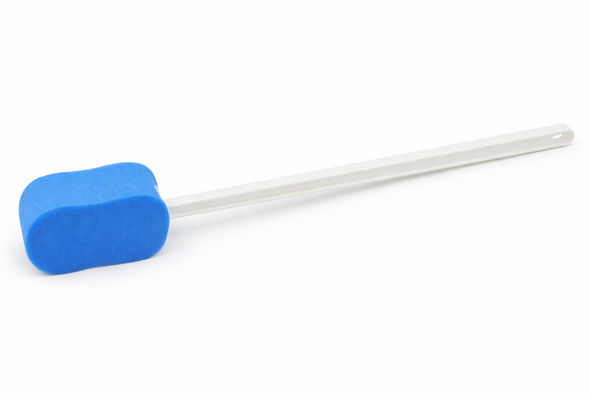 Norco Contoured Long Handled Bath Sponge Blue